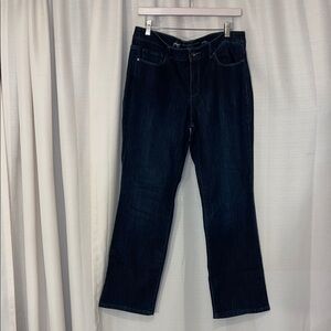 Christopher & Banks Dark Indigo Straight Leg Jeans